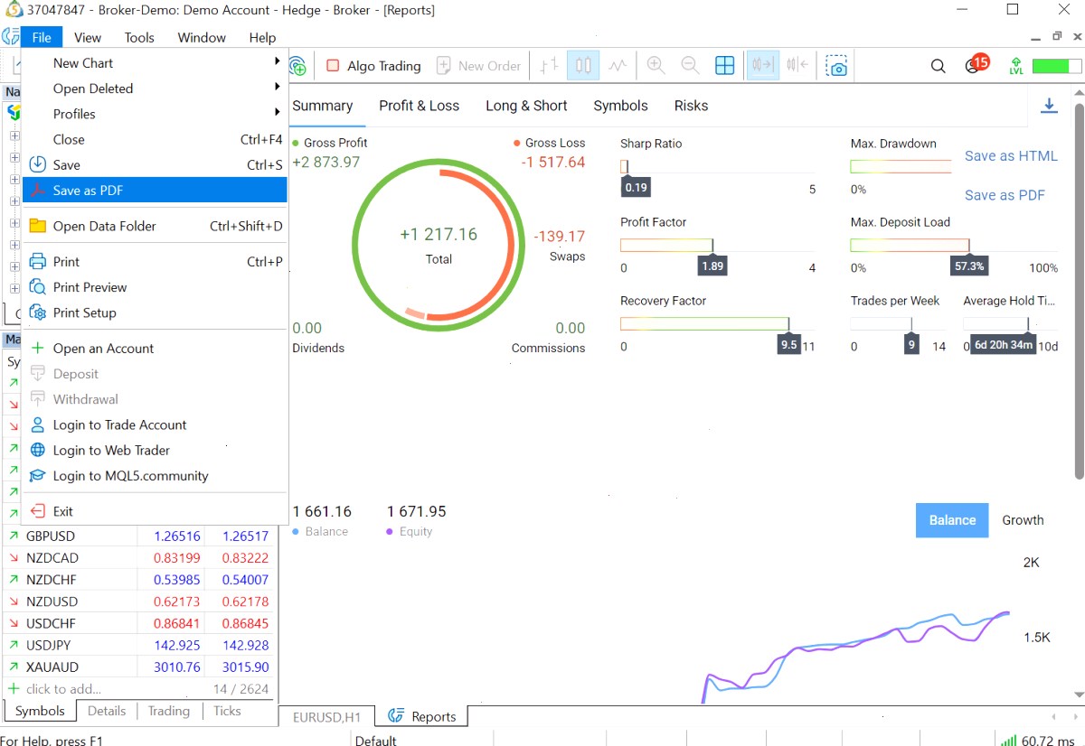MetaTrader 5 build 4150：交易报告导出和MQL5新机器学习方法（封面配图）